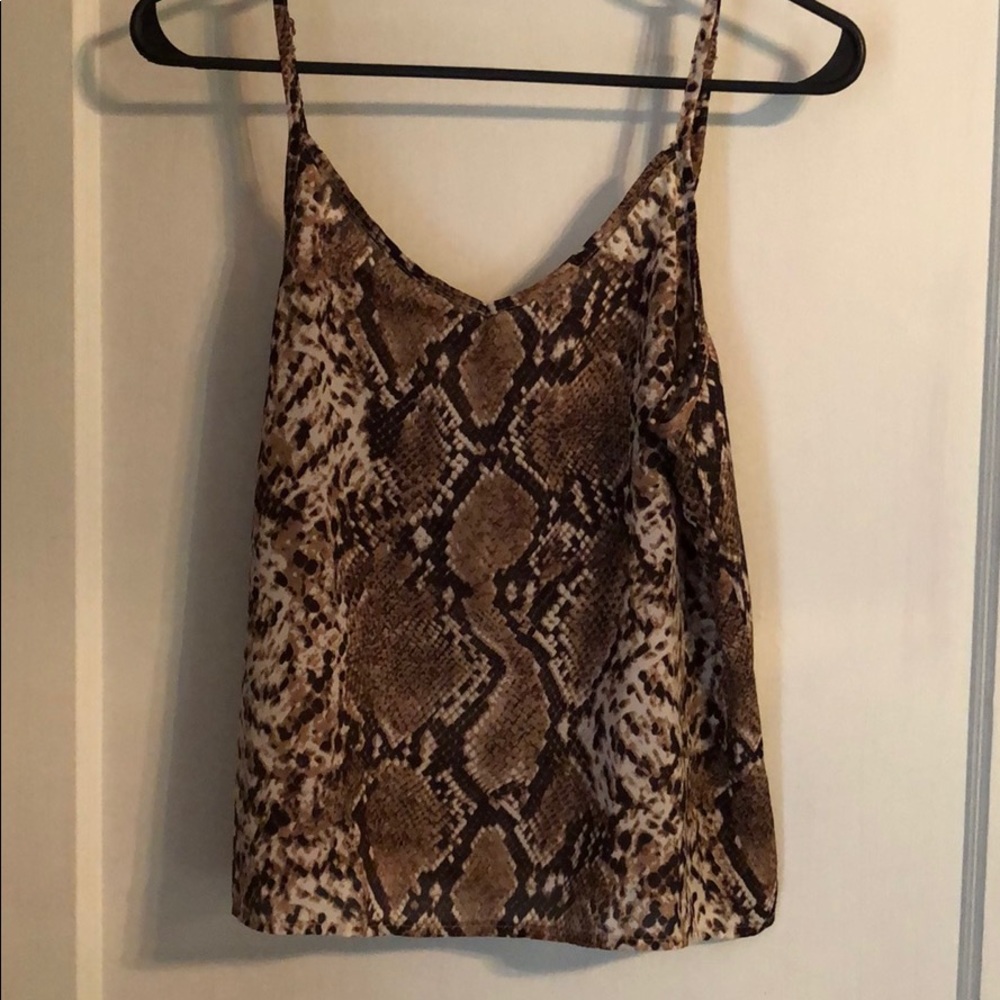 Snakeskin Printed Tank